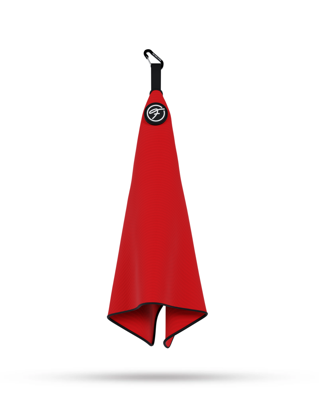 RED MAGNETIC GOLF TOWEL