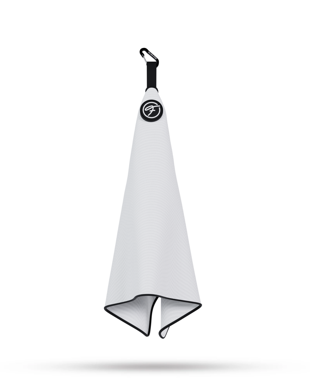 WHITE MAGNETIC GOLF TOWEL