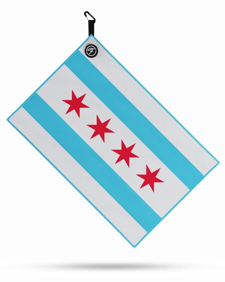 CHICAGO MAGNETIC GOLF TOWEL