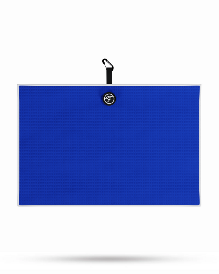 BLUE MAGNETIC GOLF TOWEL