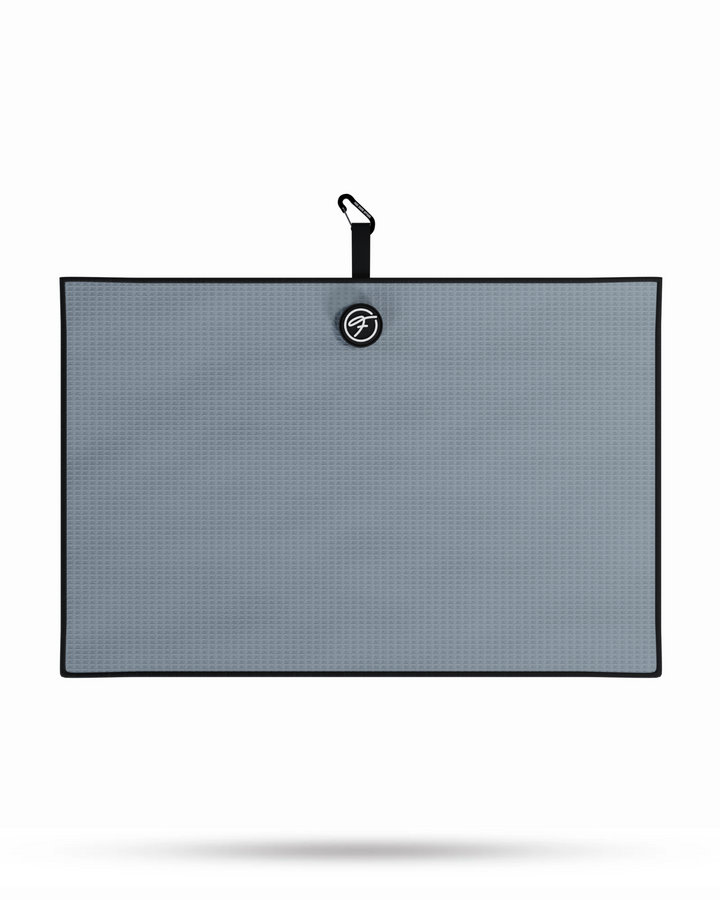 GREY MAGNETIC GOLF TOWEL