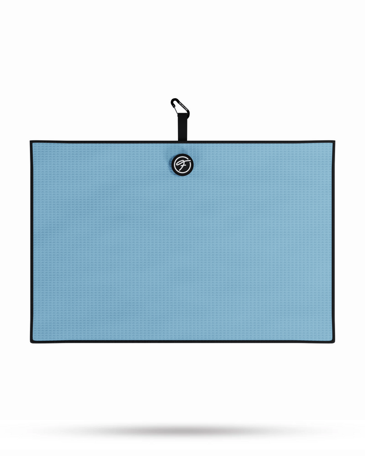 BABY BLUE MAGNETIC GOLF TOWEL