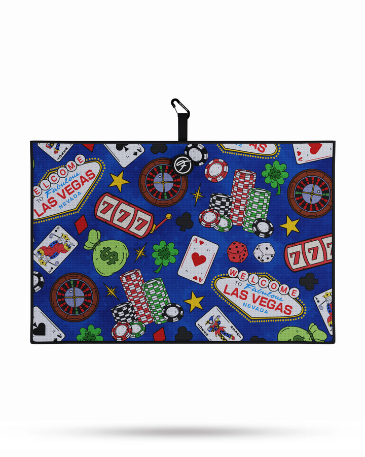 VEGAS MAGNETIC GOLF TOWEL