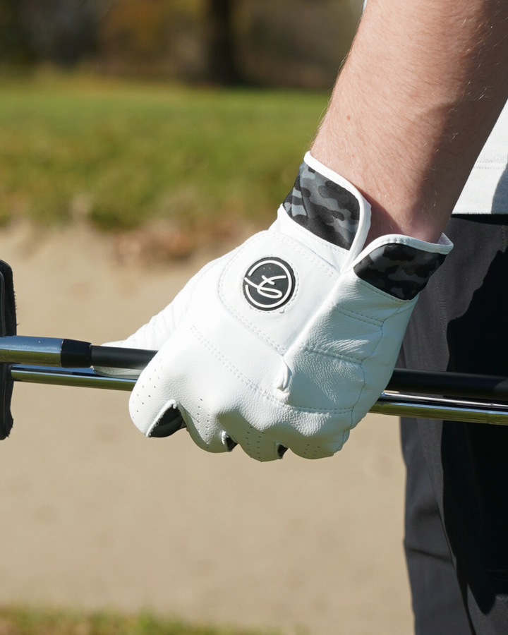 BLACK CAMO GOLF GLOVE